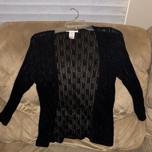 Lacey black caridgan from Black House White Market!